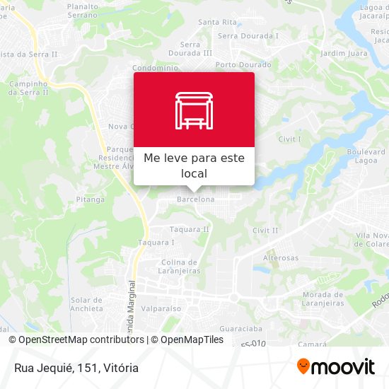 Rua Jequié, 151 mapa