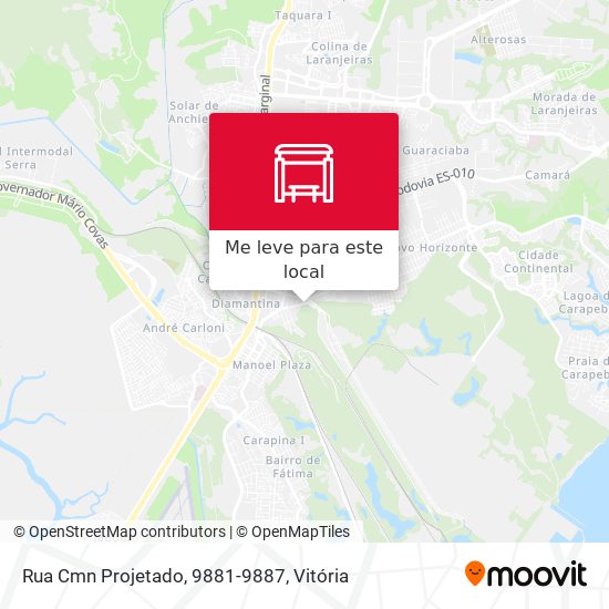 Rua Cmn Projetado, 9881-9887 mapa
