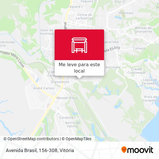 Avenida Brasil, 156-308 mapa