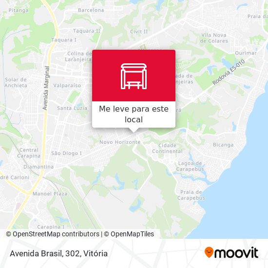 Avenida Brasil, 302 mapa