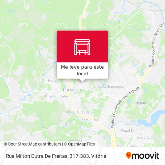 Rua Milton Dutra De Freitas, 317-383 mapa