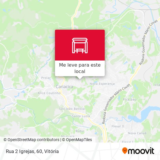 Rua 2 Igrejas, 60 mapa