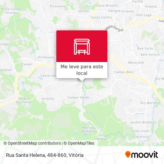 Rua Santa Helena, 484-860 mapa