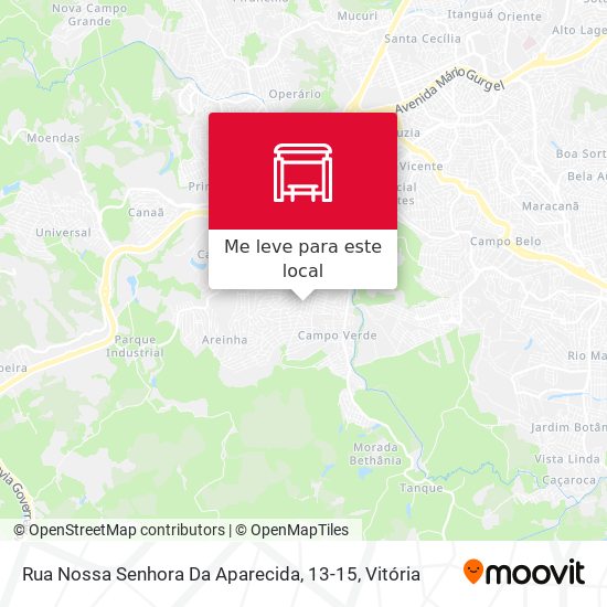 Rua Nossa Senhora Da Aparecida, 13-15 mapa