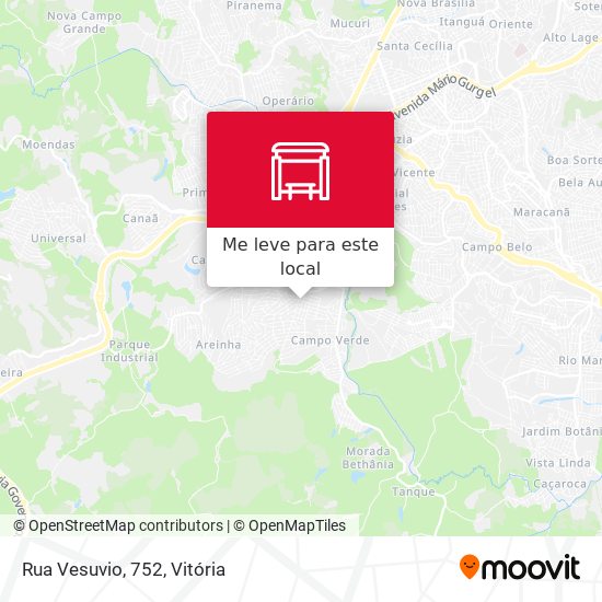 Rua Vesuvio, 752 mapa