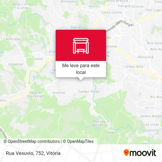Rua Vesuvio, 752 mapa