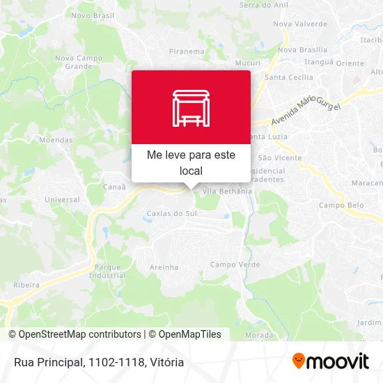 Rua Principal, 1102-1118 mapa