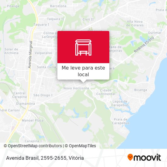 Avenida Brasil, 2595-2655 mapa