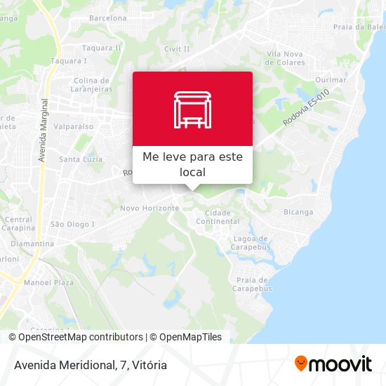 Avenida Meridional, 7 mapa