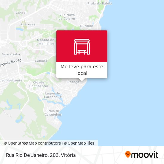 Rua Rio De Janeiro, 203 mapa
