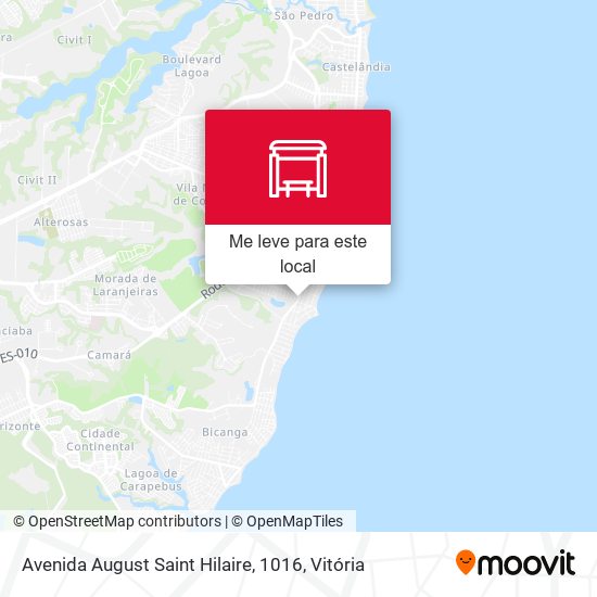 Avenida August Saint Hilaire, 1016 mapa