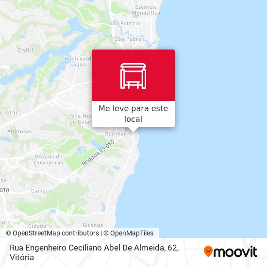 Rua Engenheiro Cecíliano Abel De Almeida, 62 mapa