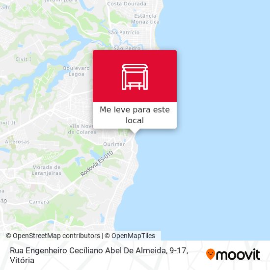Rua Engenheiro Cecíliano Abel De Almeida, 9-17 mapa
