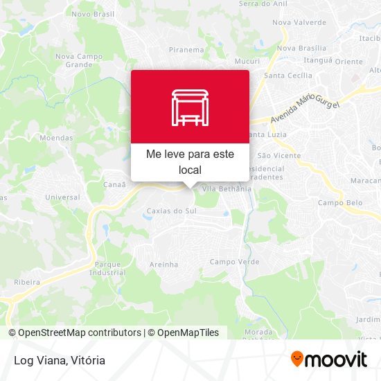Log Viana mapa