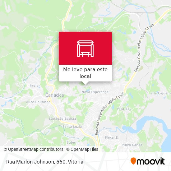 Rua Marlon Johnson, 560 mapa