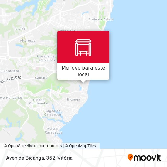 Avenida Bicanga, 352 mapa