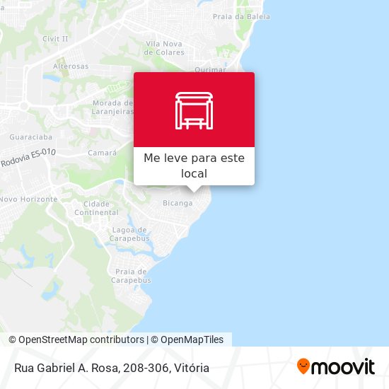 Rua Gabriel A. Rosa, 208-306 mapa