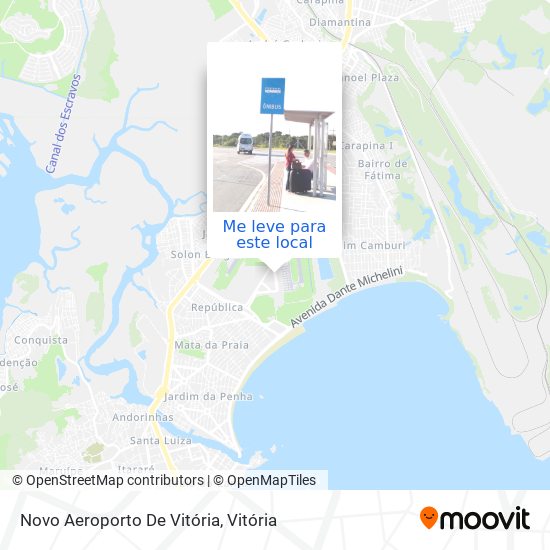 Novo Aeroporto De Vitória mapa