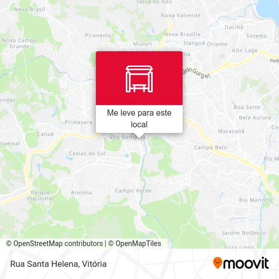 Rua Santa Helena mapa