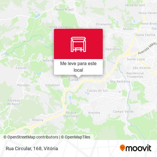 Rua Circular, 168 mapa
