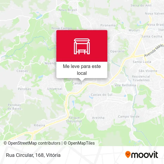 Rua Circular, 168 mapa
