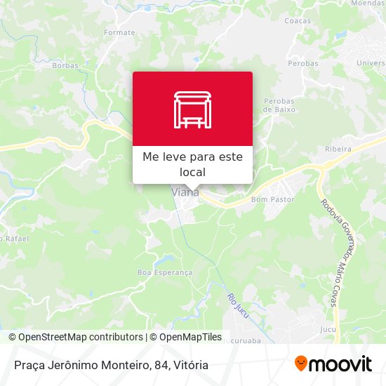 Praça Jerônimo Monteiro, 84 mapa