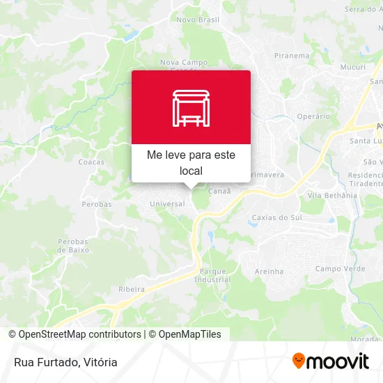 Rua Furtado mapa