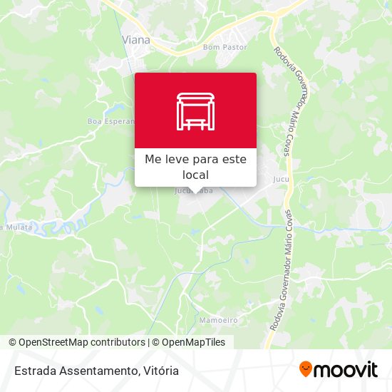 Estrada Assentamento mapa