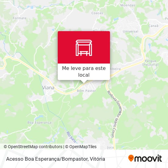 Acesso Boa Esperança/Bompastor mapa
