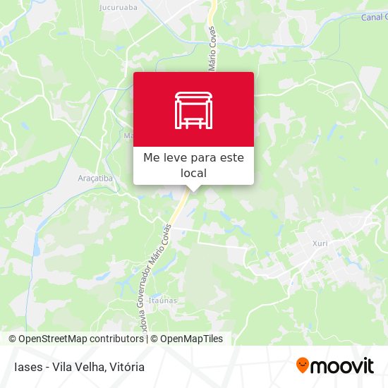 Iases - Vila Velha mapa
