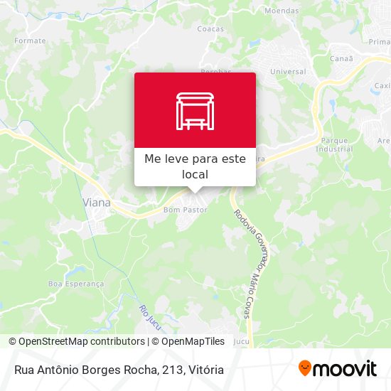 Rua Antônio Borges Rocha, 213 mapa