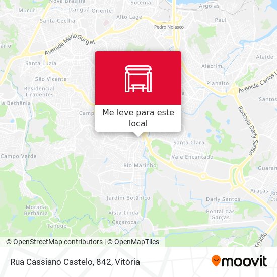 Rua Cassiano Castelo, 842 mapa