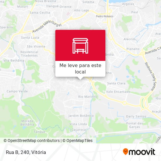 Rua B, 240 mapa