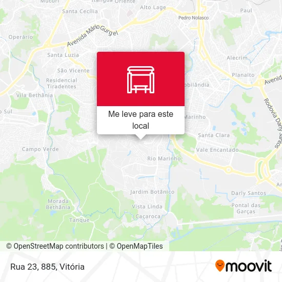 Rua 23, 885 mapa