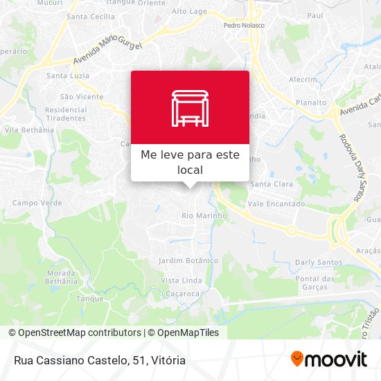 Rua Cassiano Castelo, 51 mapa