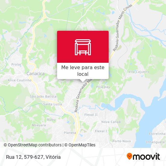 Rua 12, 579-627 mapa