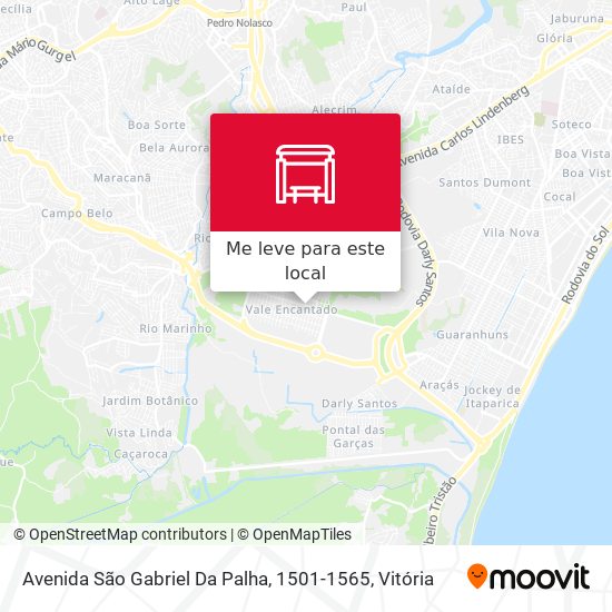 Avenida São Gabriel Da Palha, 1501-1565 mapa