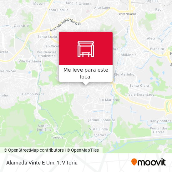 Alameda Vinte E Um, 1 mapa
