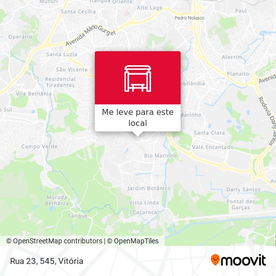 Rua 23, 545 mapa