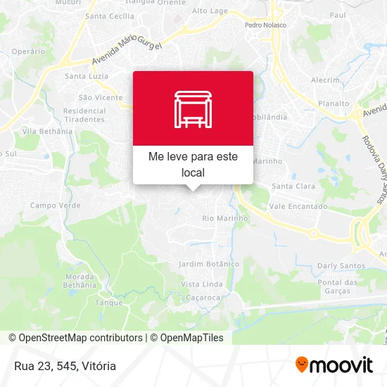 Rua 23, 545 mapa