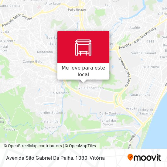 Avenida São Gabriel Da Palha, 1030 mapa