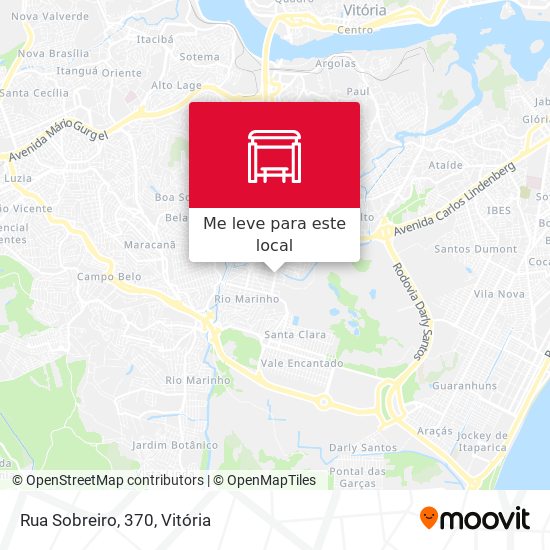 Rua Sobreiro, 370 mapa