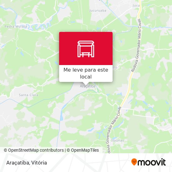 Araçatiba mapa