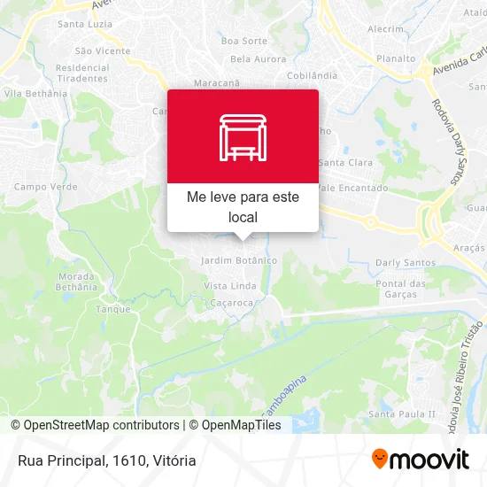 Rua Principal, 1610 mapa