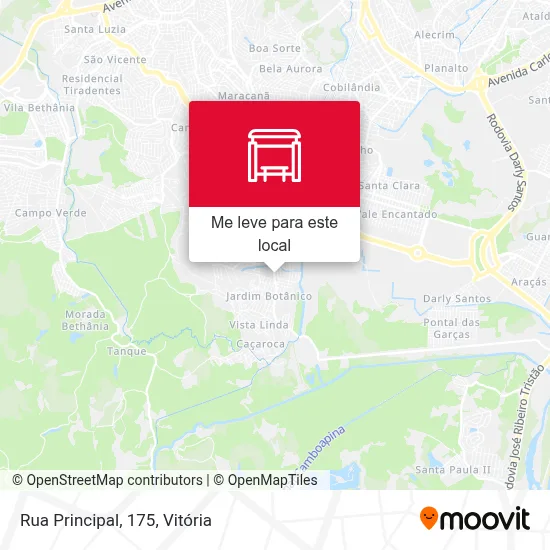 Rua Principal, 175 mapa