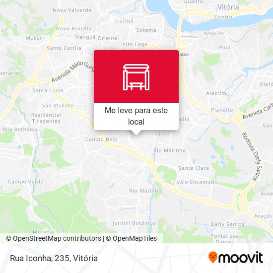 Rua Iconha, 235 mapa