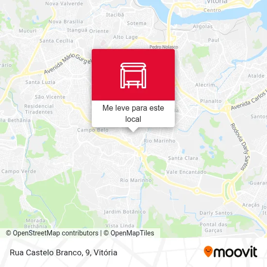 Rua Castelo Branco, 9 mapa