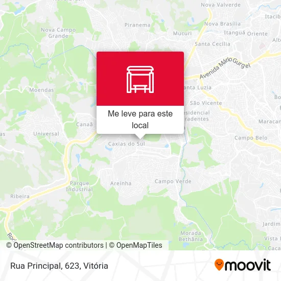 Rua Principal, 623 mapa