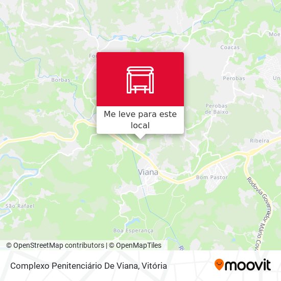 Complexo Penitenciário De Viana mapa