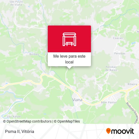 Psma II mapa